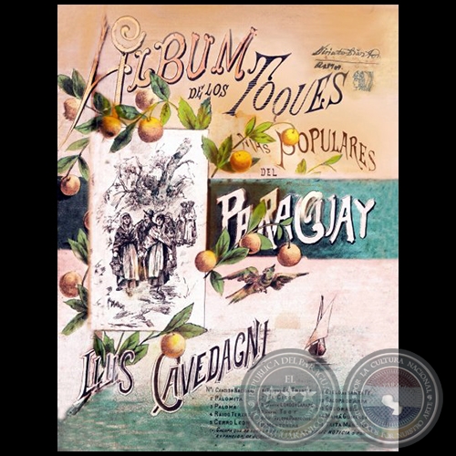 ÁLBUM DE LOS TOQUES MÁS POPULARES DEL PARAGUAY - Autor: LUIS CAVEDAGNI